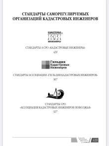 Вышла в свет книга «Стандарты кадастровой деятельности» под общей редакцией М.И. Петрушиной, А.Г. Овчинниковой 